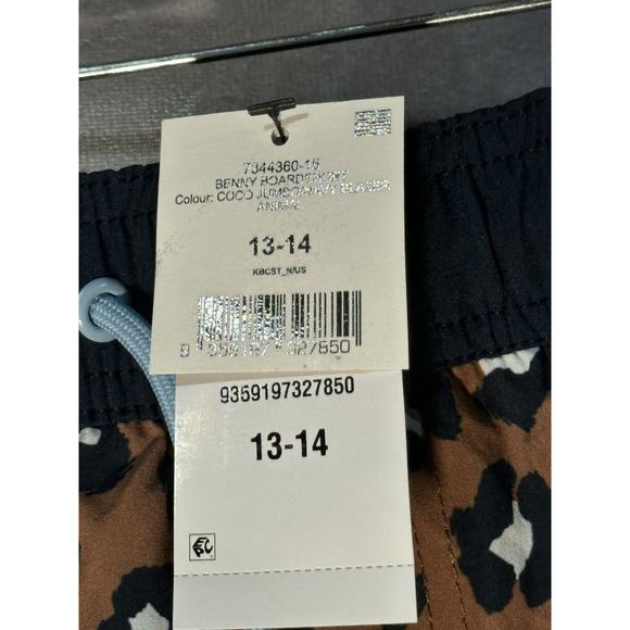 Cotton: On Kids Benny Boardshorts Swimwear- Animal Print- Size 13-14 - Picture 3 of 3